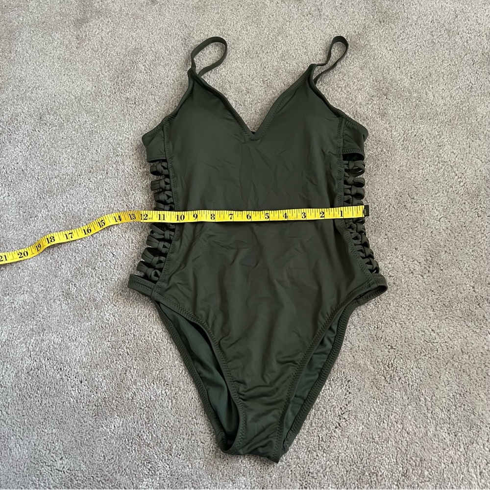 Green One-piece Swimsuit